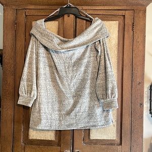 Loft off-shoulder top